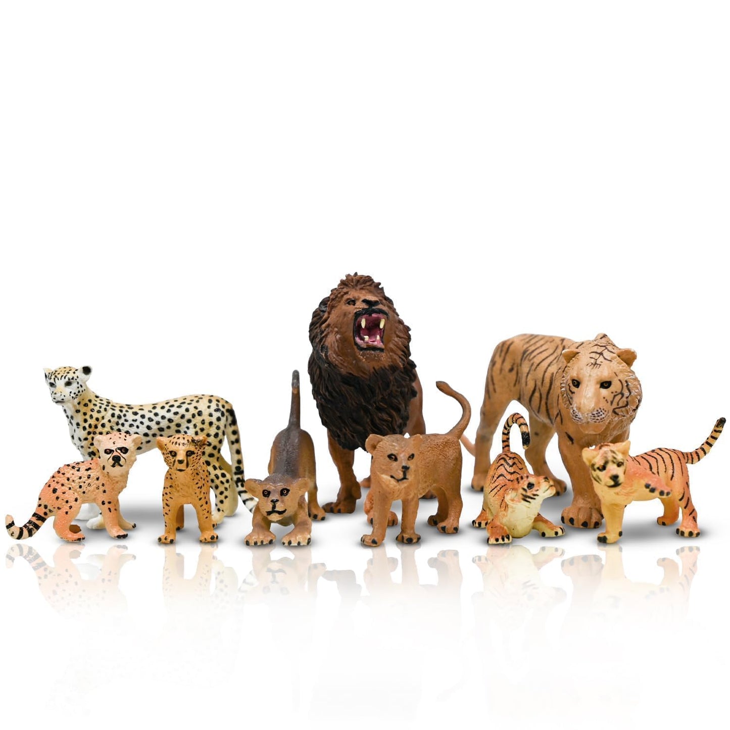 Kimicare 20-Piece Safari Animals Figures – Realistic Zoo Toys for Kids