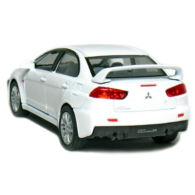 KiNSMART 2008 Mitsubishi Lancer Evolution X 1:36 Scale Die-Cast Model - 5-inch Display Piece
