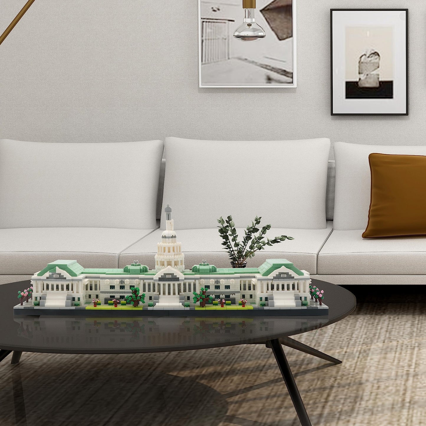 KLMEi Micro Mini Blocks Capitol Building Architecture Model – 3,630 PCS, Gift for Adults 14+
