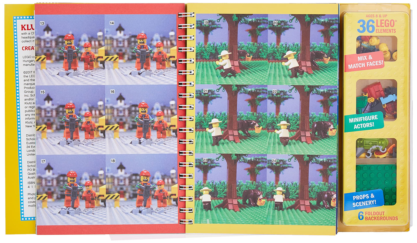 Klutz Lego Make Your Own Movie Kit (Multicolored) – Stop-Motion with Legos