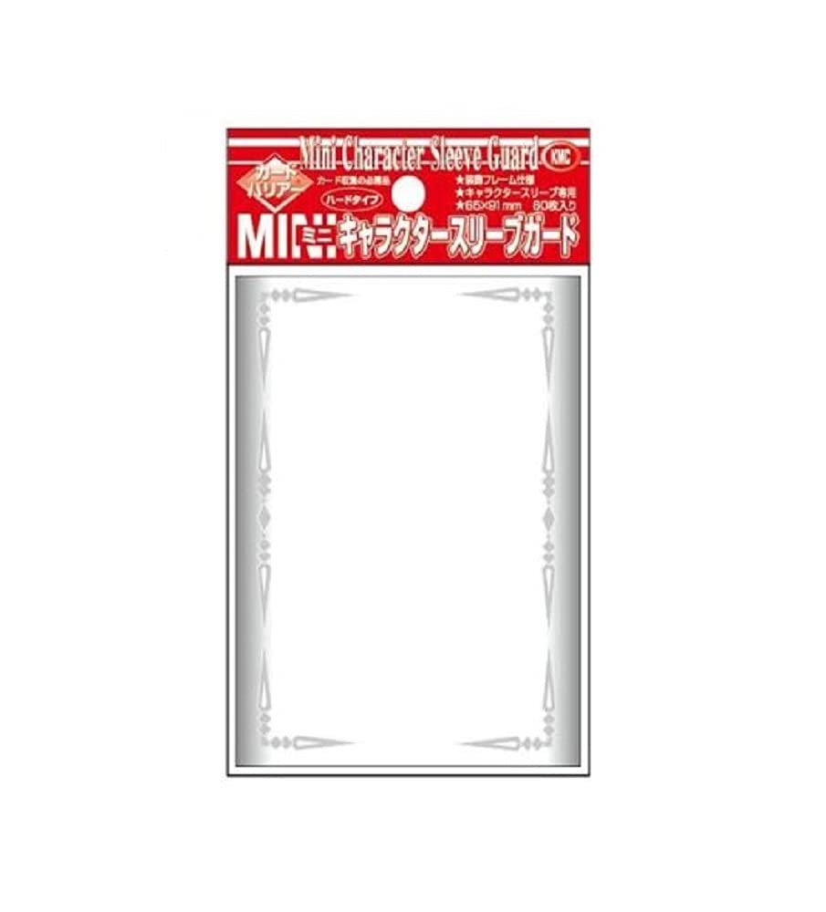 KMC Akashiya Barrier Mini Character Guard Card Sleeves – 60 Pieces, Clear, 65 x 91 mm