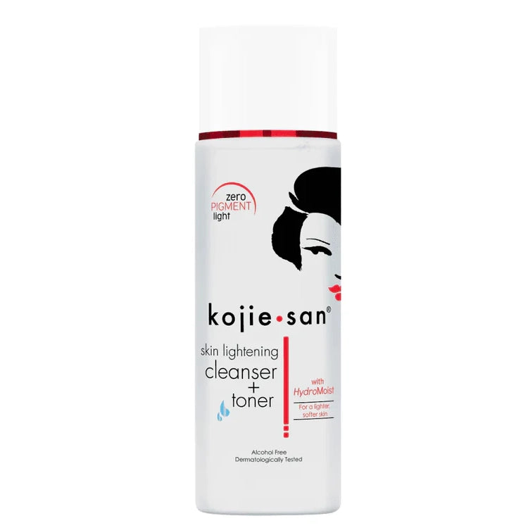 Kojie San Skin Lightening Cleanser + Toner for Bright & Even Skin Tone 100ml / 3.38oz