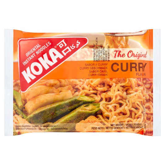 Koka The Original Curry Flavour Oriental Instant Noodles, 85g (Box of 30)