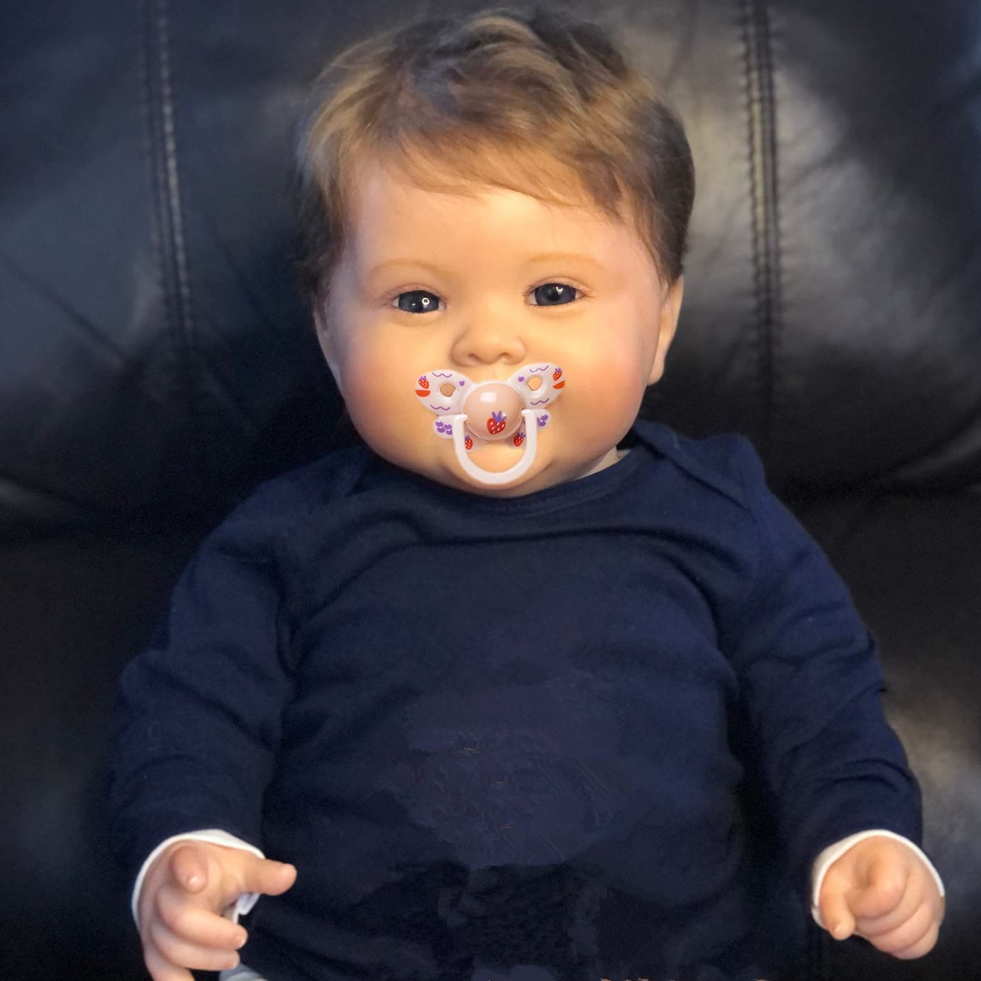 KOKOMANDY Reborn Baby Doll 24in - Realistic Soft Silicone Toddler Boy Gift for Kids 3+