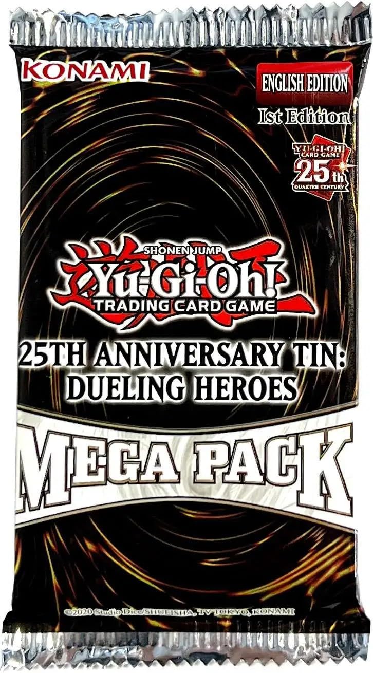 KONAMI Yu-Gi-Oh! 25th Anniversary Dueling Heroes Mega Pack – 18 Cards