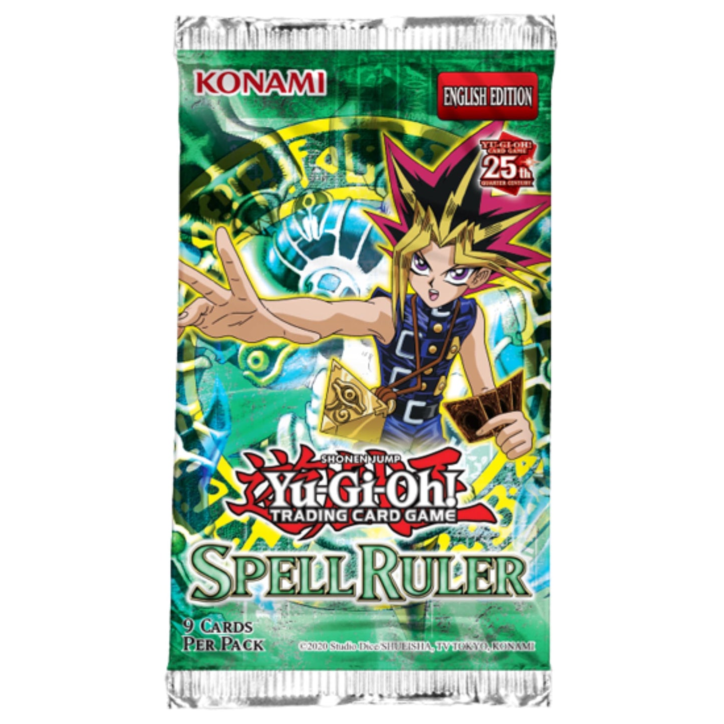 Konami Yu-Gi-Oh! Spell Ruler Booster Box – 25th Anniversary Collectible Set