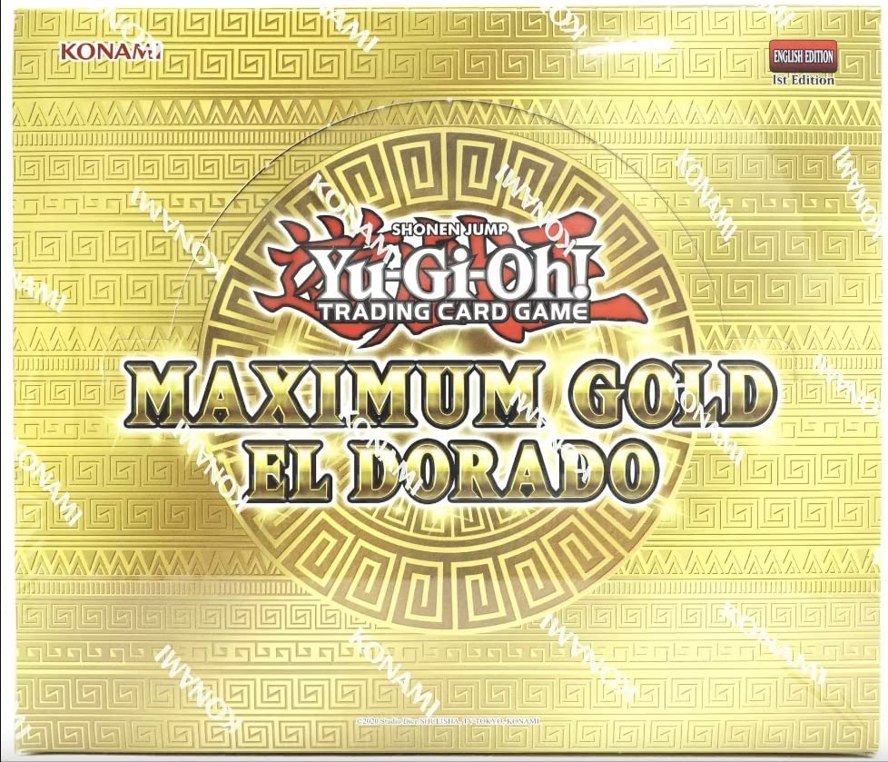 Konami Yu-Gi-Oh! TCG Maximum Gold - El Dorado | Premium 100-Card Gold Rare Set