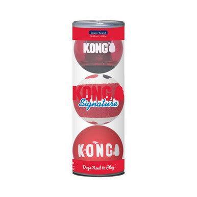 KONG Signature Balls 4pk Assorted Small
