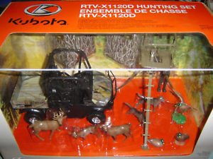 Kubota Hunting Playset w/ RTV-X1120D 1:18 Scale | Realistic Outdoor Toy