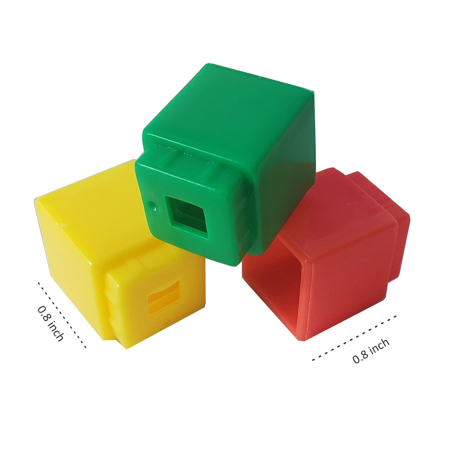 KUTOI Math Manipulatives: 100 Counting Cubes for Hands-On Learning (Ages 3+)