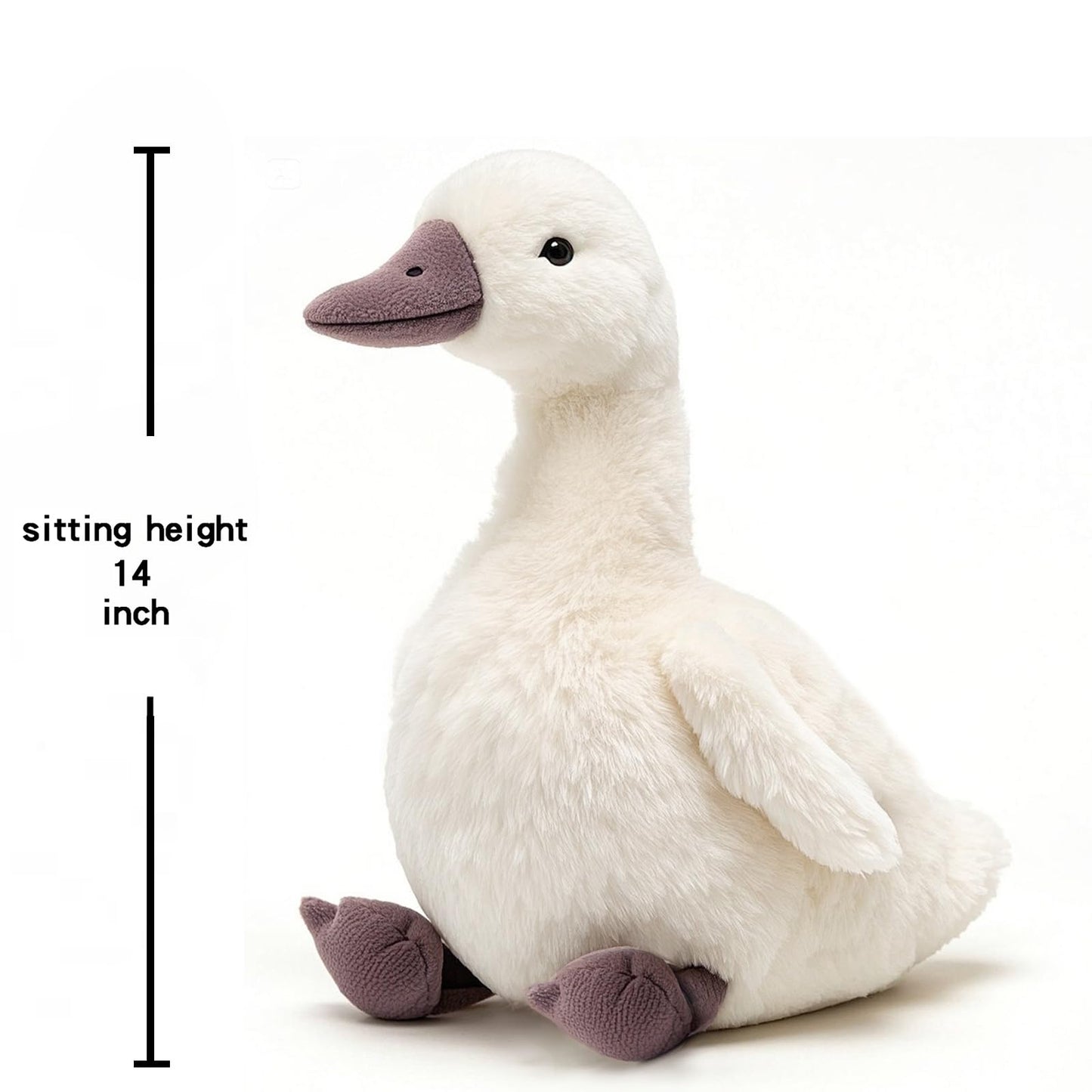 KUUDESOXX Duck Stuffed Animal – Cuddly Plush Toy for Kids & Adults | Cozy Bedtime Companion