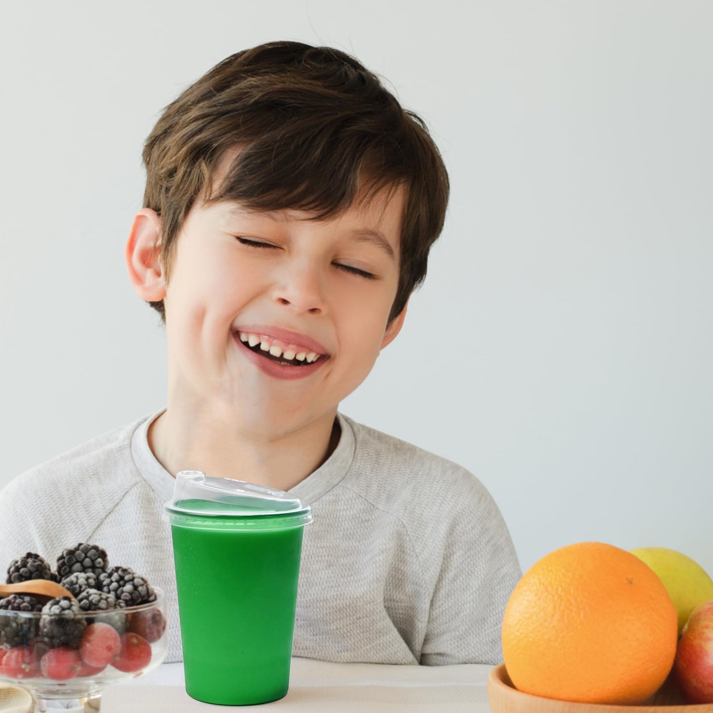 L LIKED 12oz Kids Sippy Cups – 40-Count Set, 4 Colors, Spill-Proof, BPA-Free