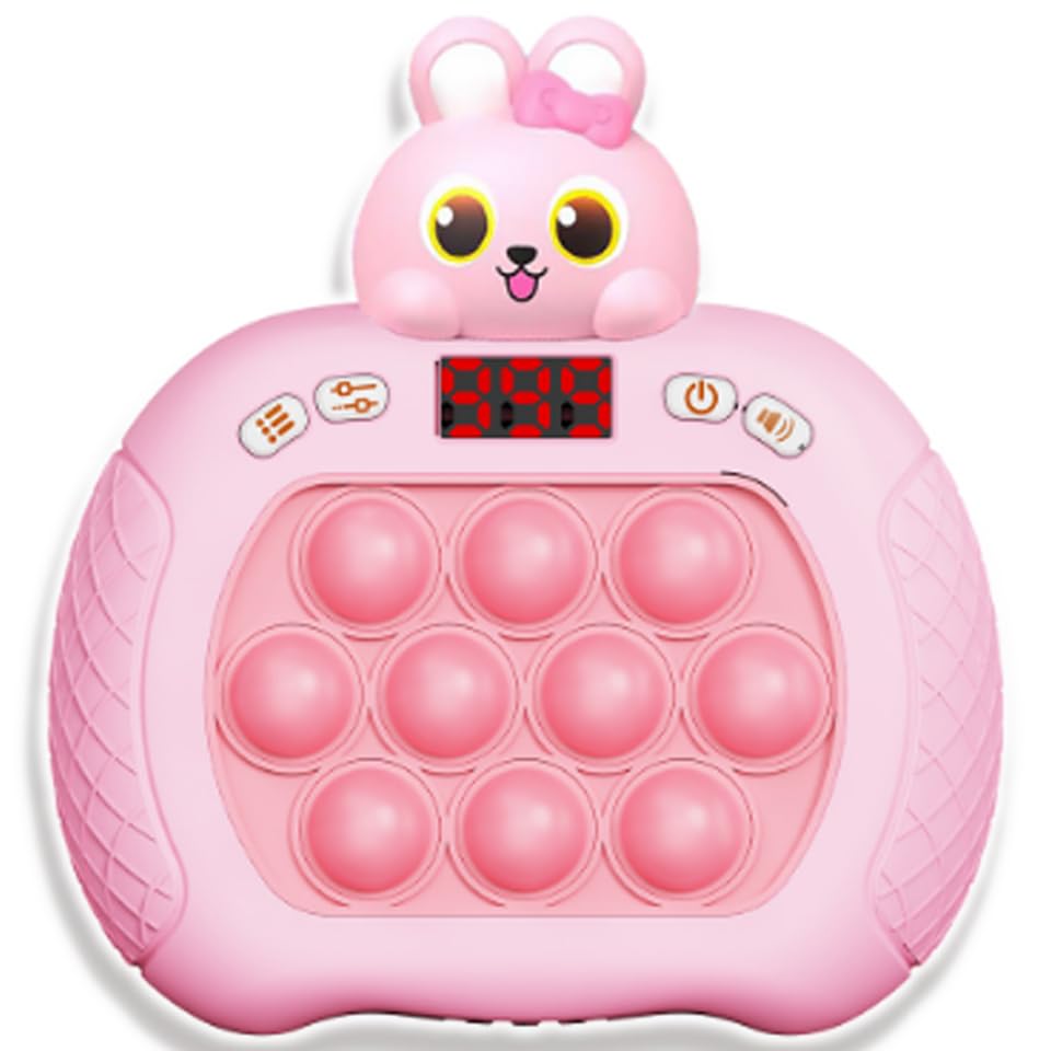 LAHAND Quick Push Bubble Game Rabbit – 6 Modes, Portable Fidget Toy
