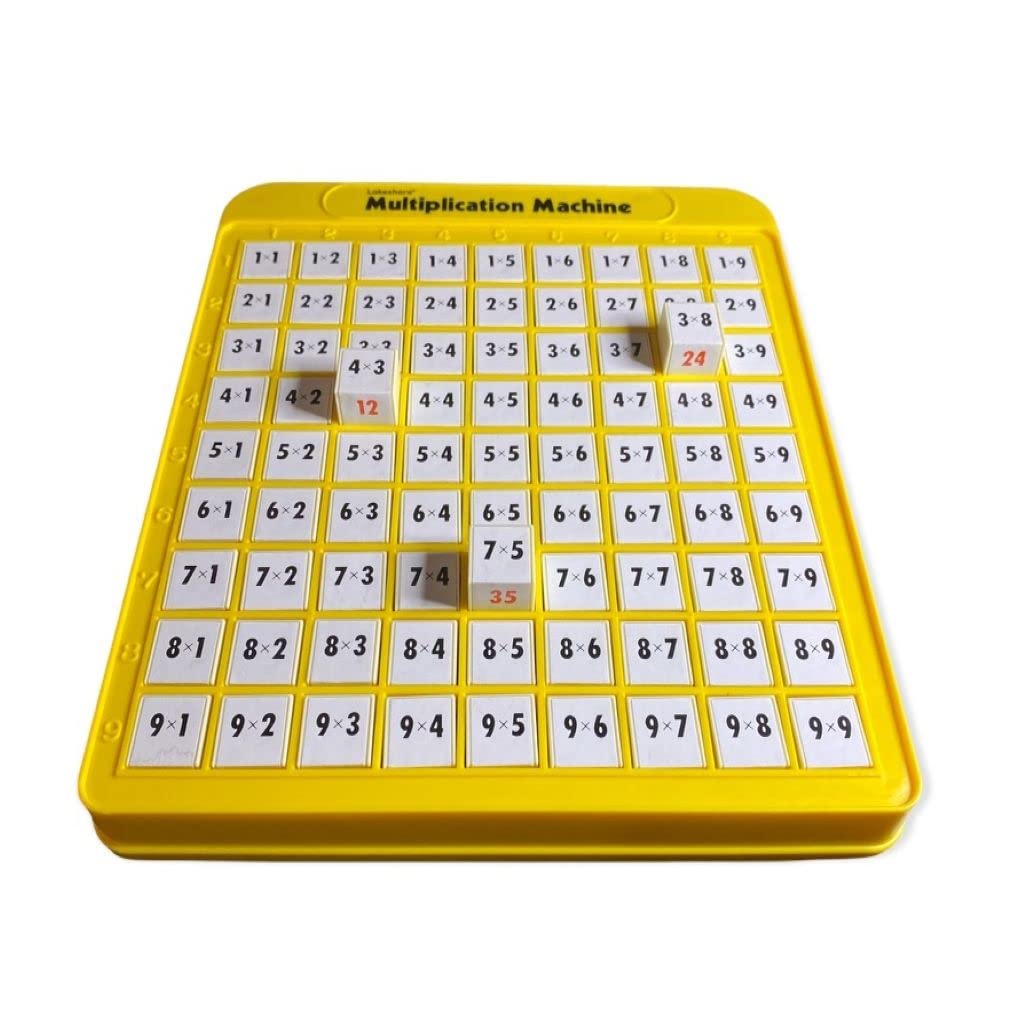 Lakeshore Multiplication Machine – Self-Checking Math Practice for Ages 7-11