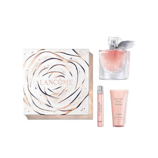 Lancome La Vie Est Belle Gift Set 50ml EDP + 10ml EDP + 50ml Body Lotion