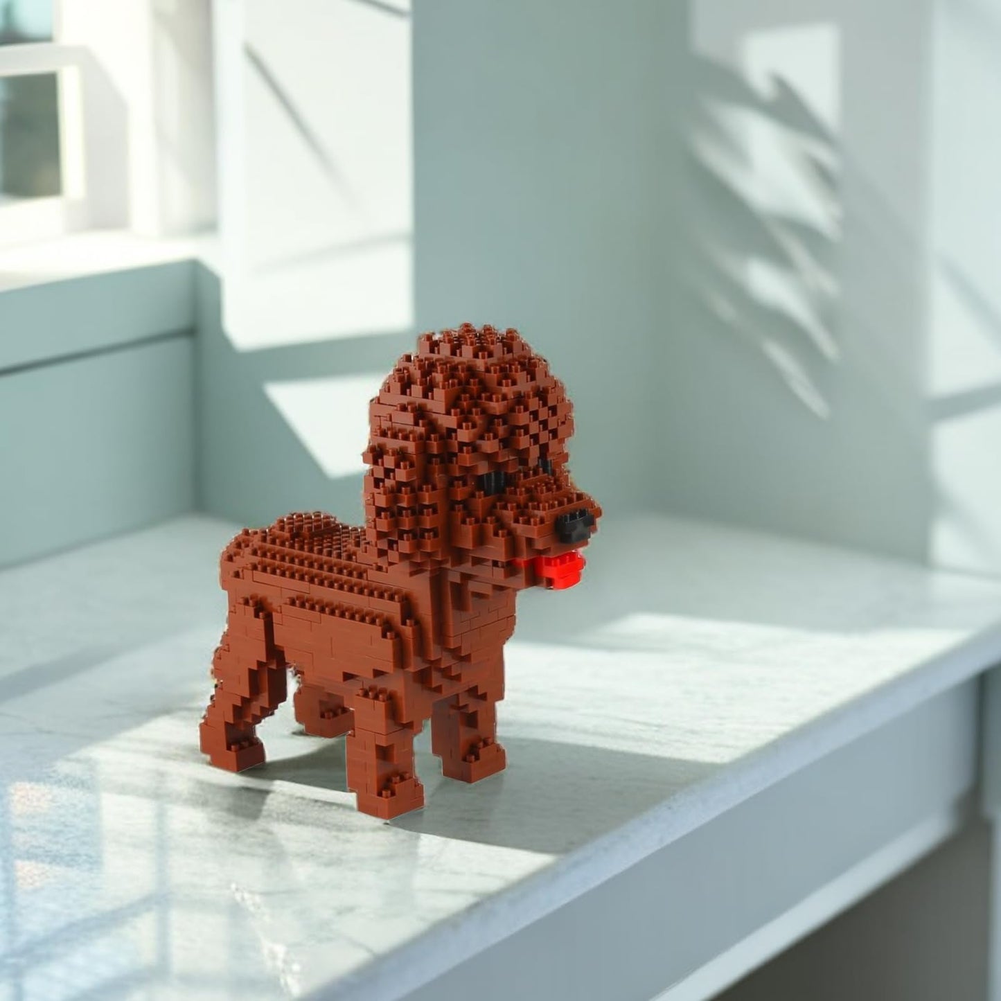 Larcele Micro Dog Building Blocks Set KLJM-02 (Poodle) – 950 Pieces