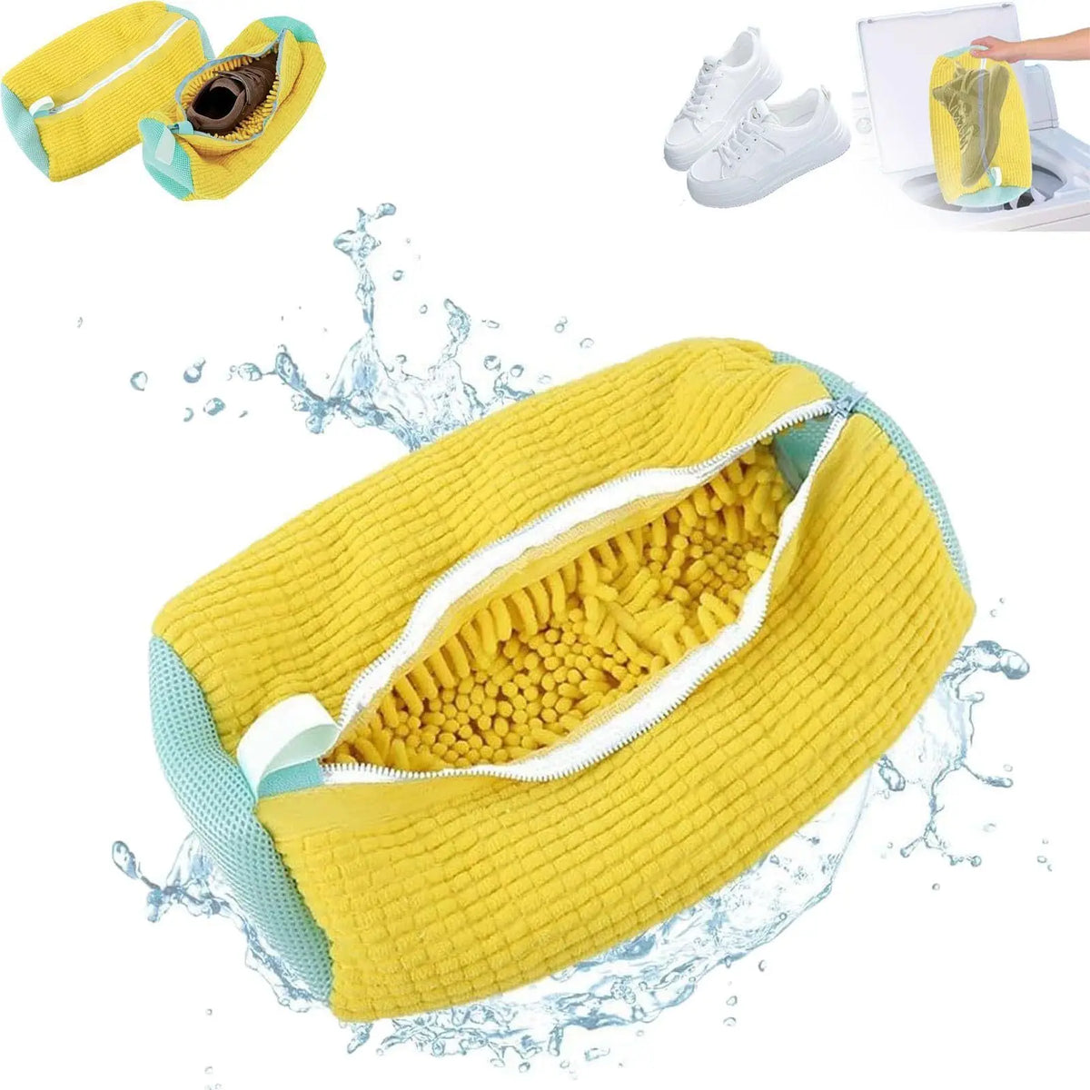 Laundry Shoe Washing Bag – Padded Net Protector for Machine Wash