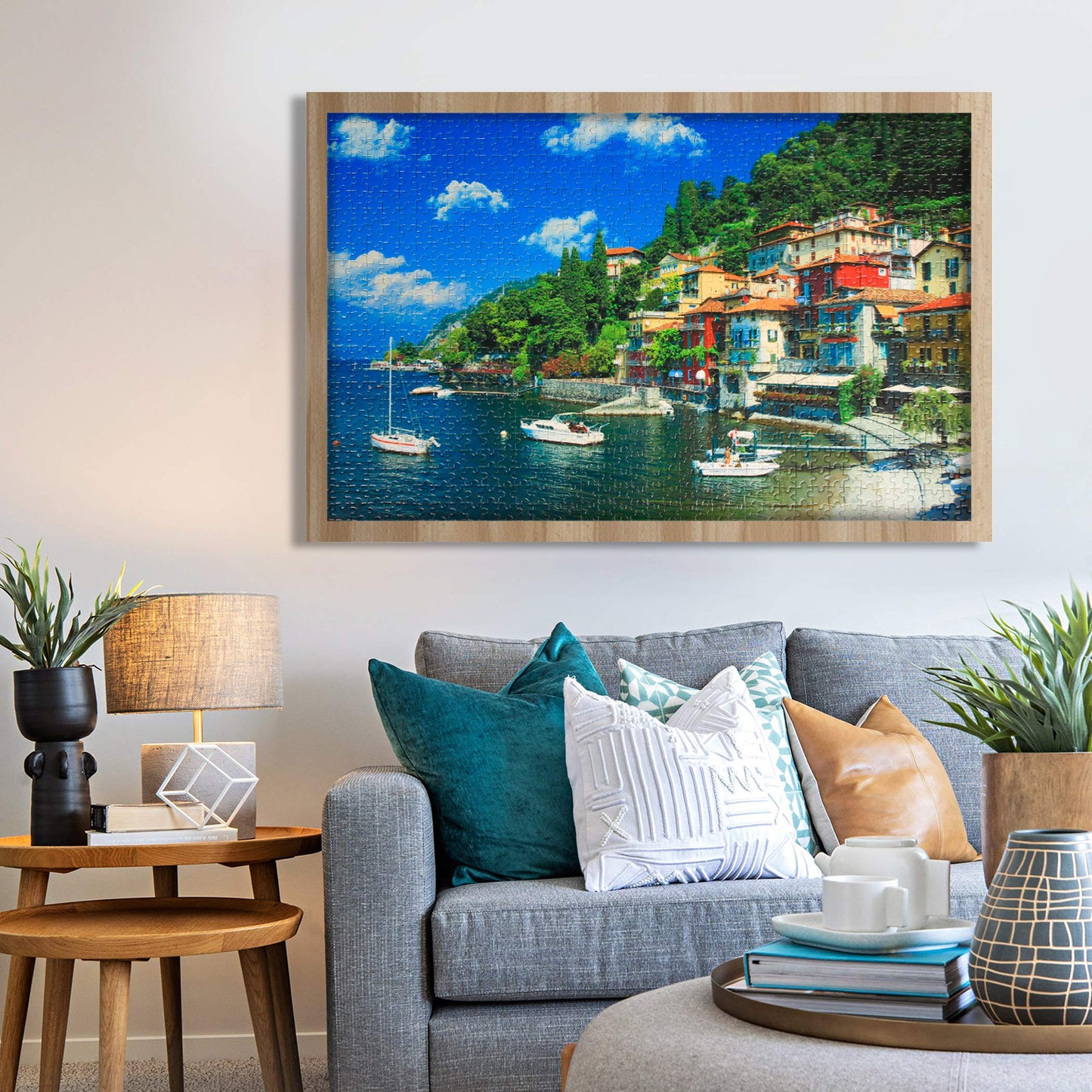 Lavievert 1000 Piece Jigsaw Puzzle – Lake Como, Italy | For Adults & Kids