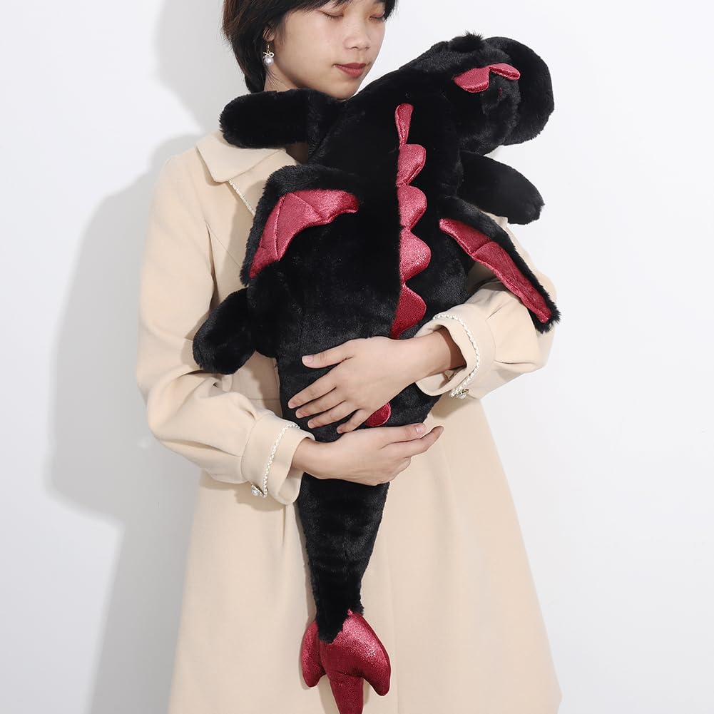 Leahaoe Weighted Dragon Stuffed Animal 43.3" | 10 Lb Plush for Kids & Adults, Calming Dragon Toy