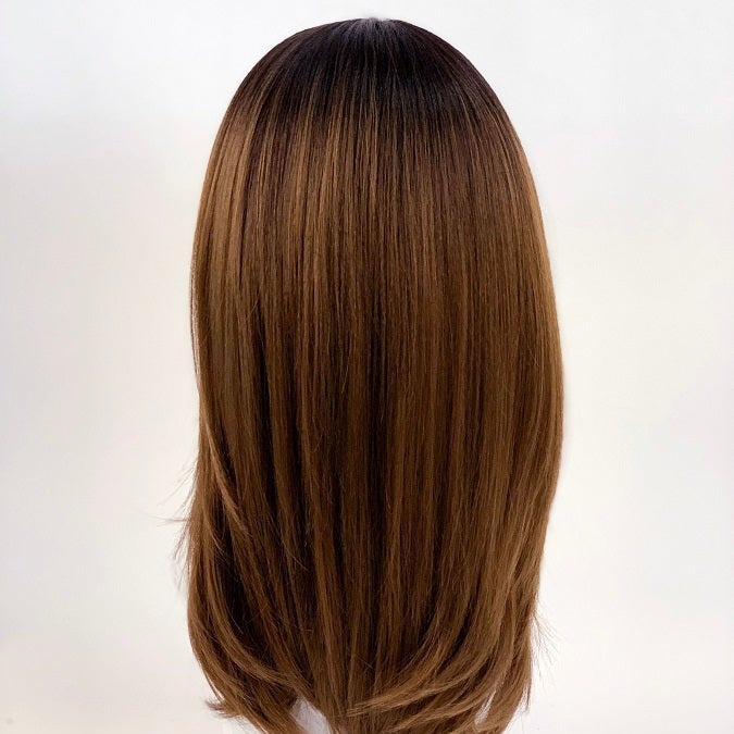 Sleek Leanne Spotlight Premium Blended Human Hair Wig - Natural Look & Versatile Styling for Women