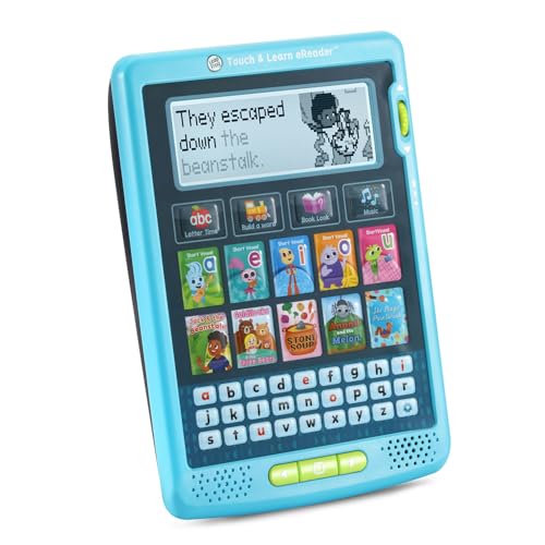 LeapFrog Touch and Learn eReader Teal – Interactive Reading & Phonics for Kids