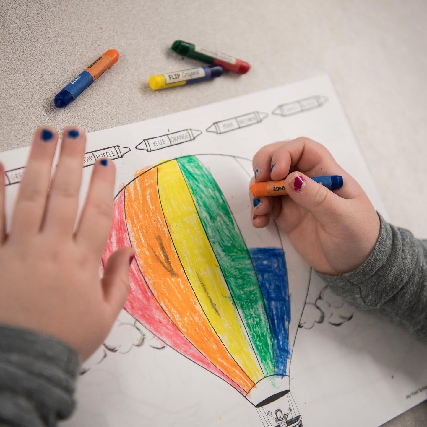 Learning Without Tears FLIP Crayons – Double-Sided Crayons for Fine Motor Skills (Preschool–Kindergarten)