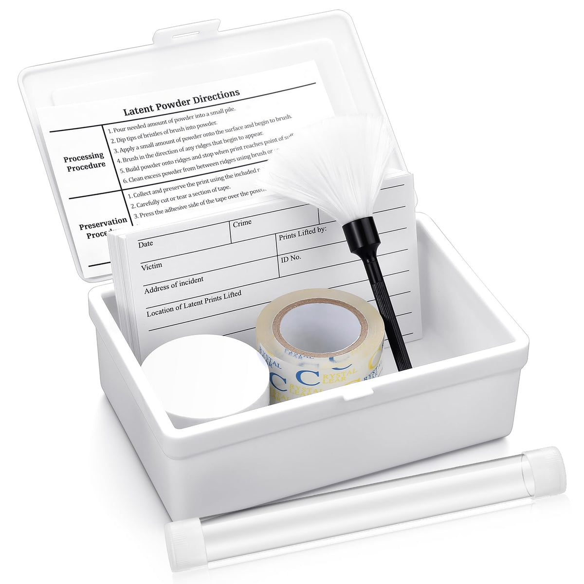 Leelosp Basic Latent Fingerprint Kit – Bichromatic Powder