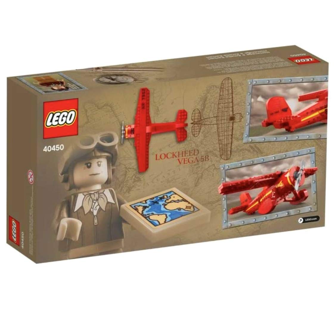 LEGO Amelia Earheart Tribute 40450 Exclusive Building Set | Collectible Aviation History