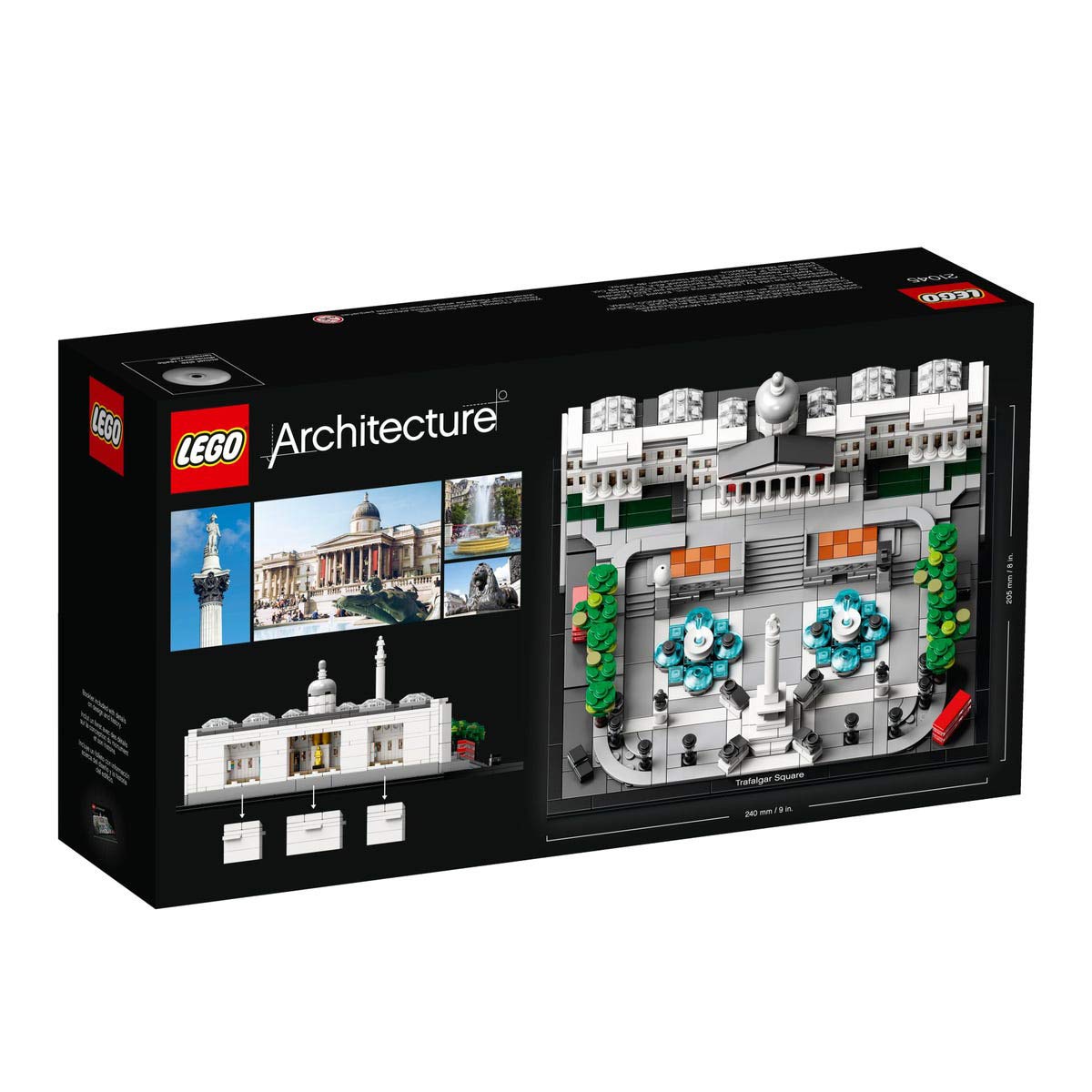 LEGO Architecture 21045 Trafalgar Square Building Kit – 1197 Pieces | London Landmark Model