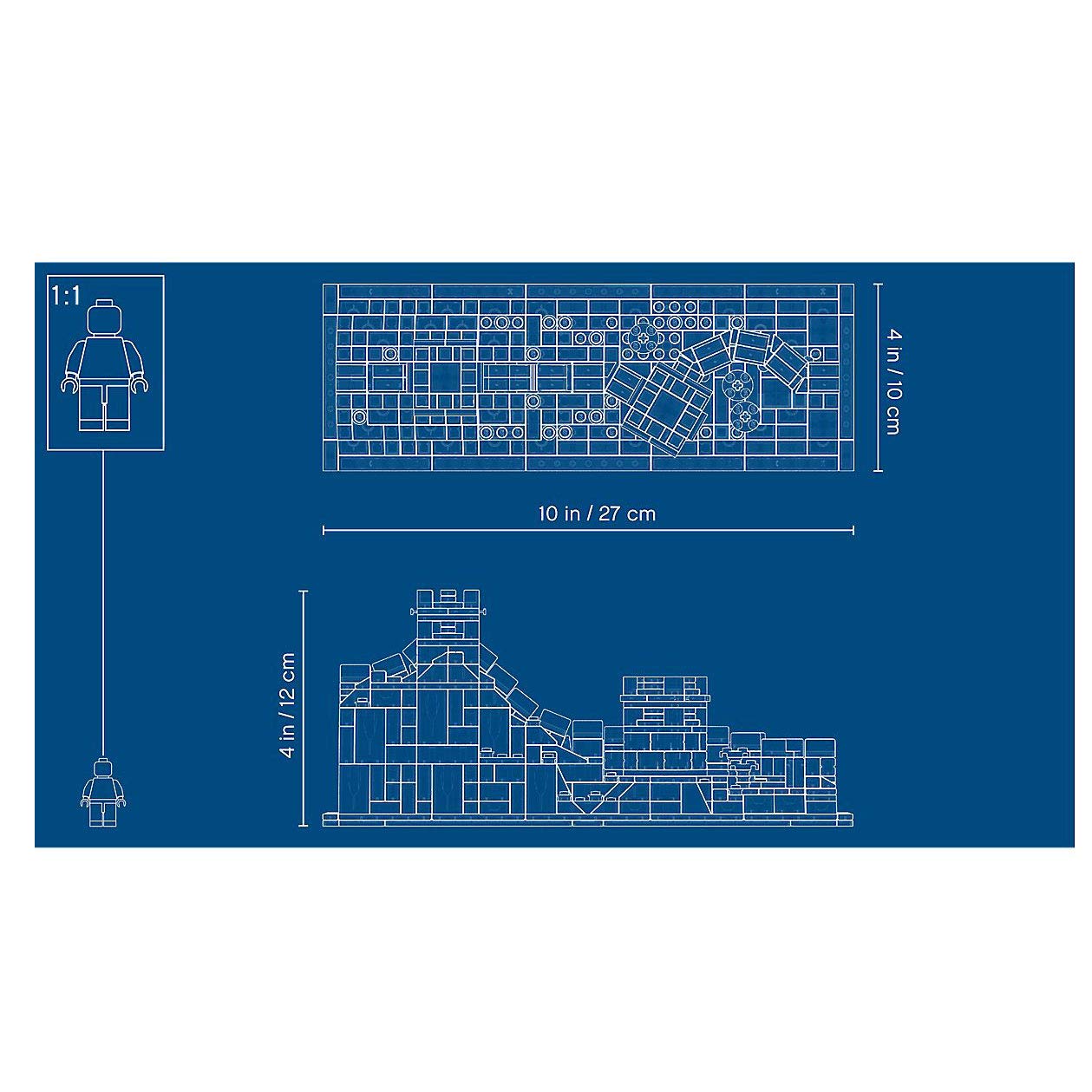 LEGO Architecture Great Wall of China 21041 Building Kit – 551 Pieces