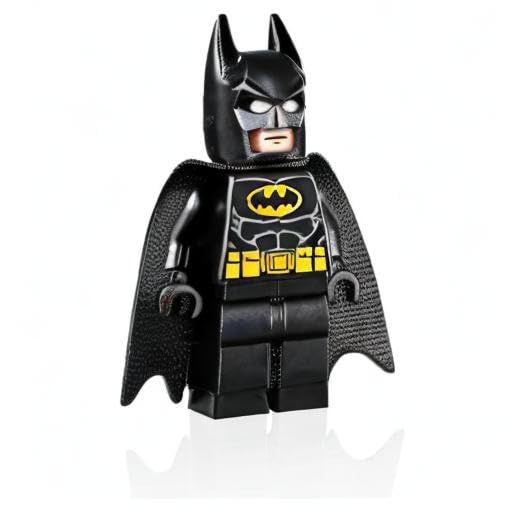 LEGO Batman Minifigure – Black Suit with Batcape & Bat-rang | Junior Sets