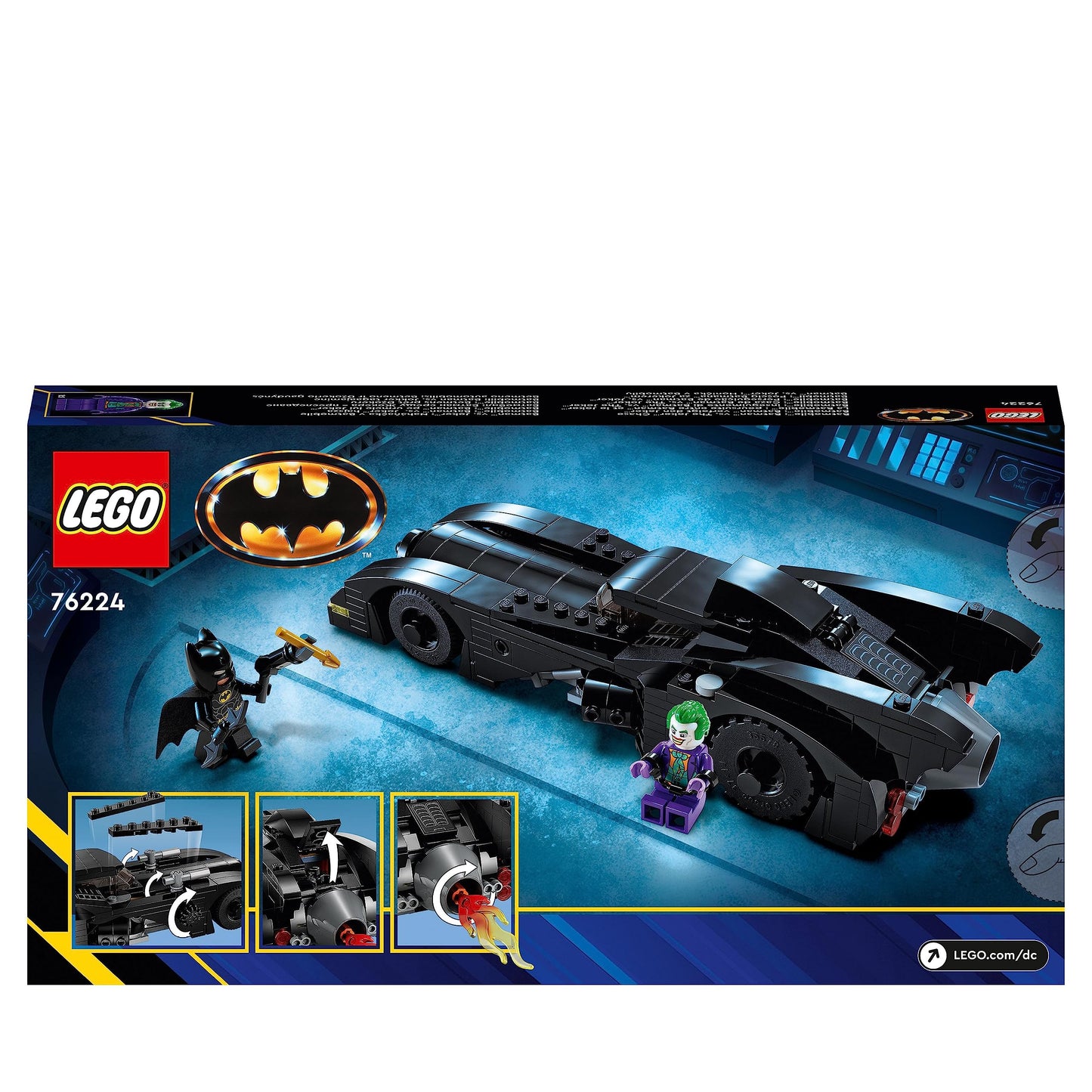 LEGO Batmobile: Batman vs. The Joker Chase (76224) – 1989 Batman Car Playset
