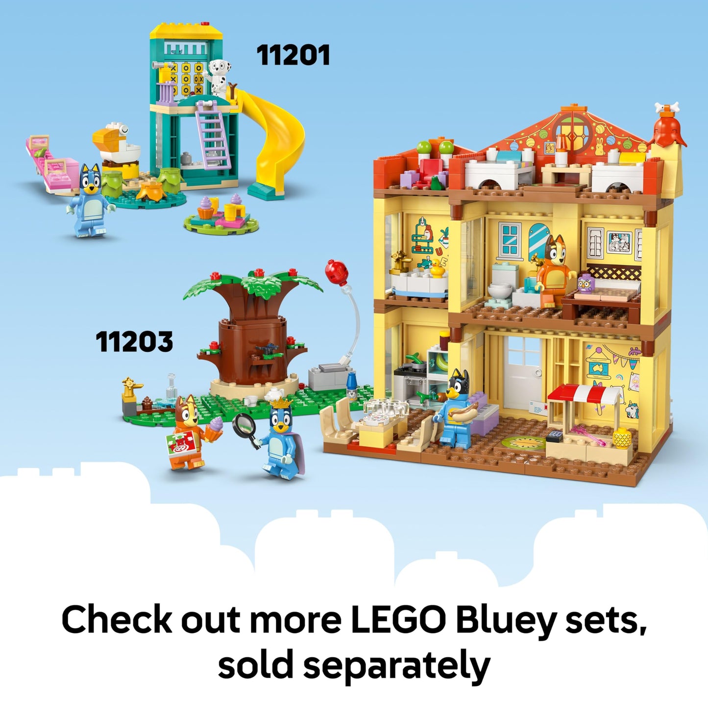 LEGO Bluey: Beach & Family Car Trip 11202 – 4+ Toddler Building Set