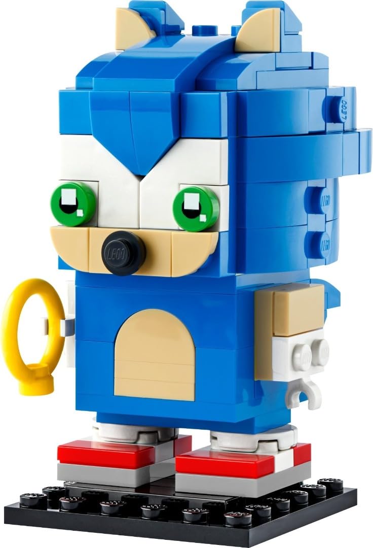 LEGO BrickHeadz 40627 Sonic the Hedgehog, Blue | Buildable Collectible