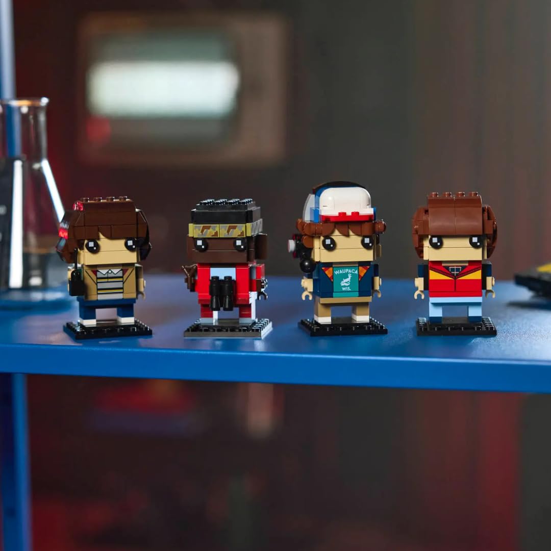 LEGO BrickHeadz Mike, Dustin, Lucas & Will Figure 40801 – 542-Piece Collectible Set