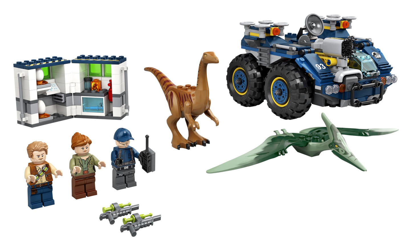 LEGO Jurassic World Gallimimus & Pteranodon Breakout 75940 – 391-Piece Dinosaur Building Kit