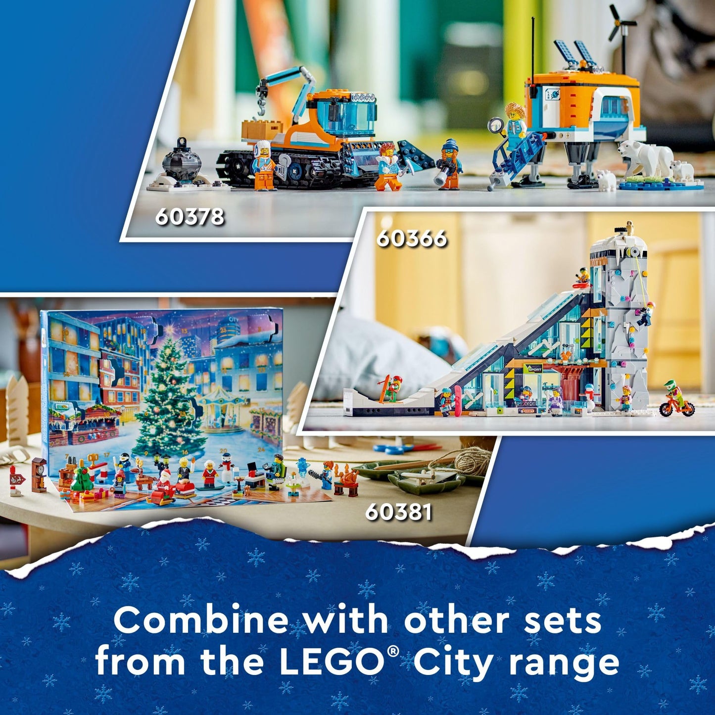 LEGO City Advent Calendar 60381: Christmas Countdown with Daily Surprises