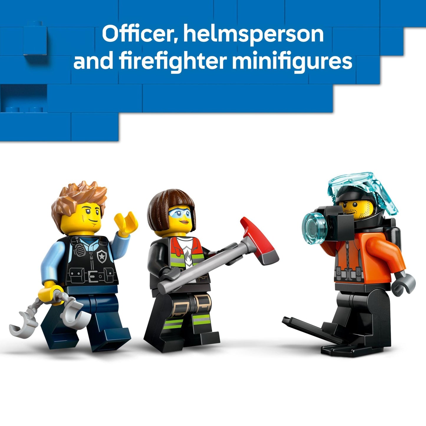LEGO City 60462 Remix: 3-in-1 Helicopter, Fire Truck & Submarine