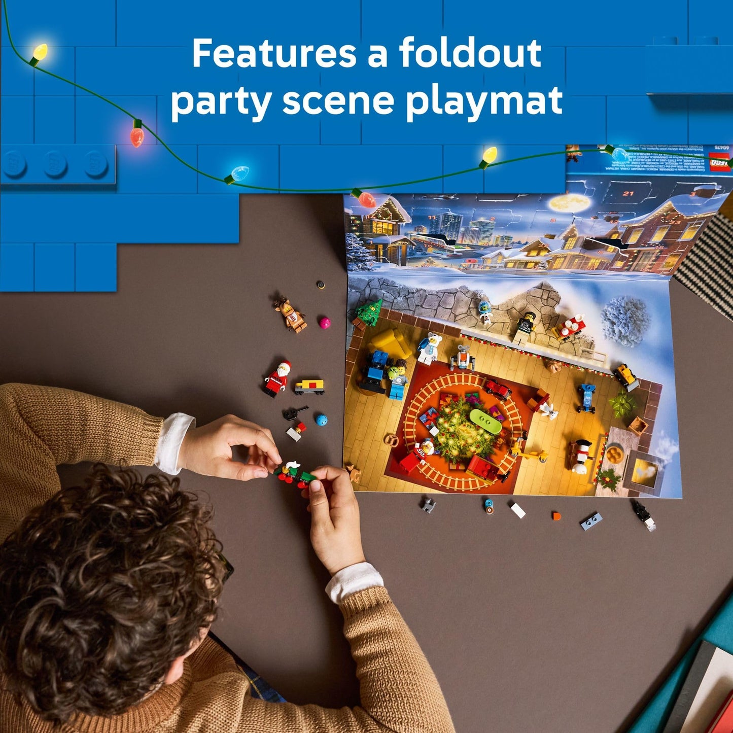 LEGO City Advent Calendar 2025 – 24 Surprises with Santa & Mrs. Claus | Holiday Countdown Toy for Kids 5+