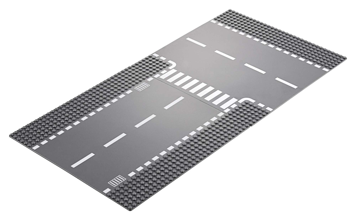 LEGO City 60236 Straight & T-Junction Road Plates – 2 Pieces