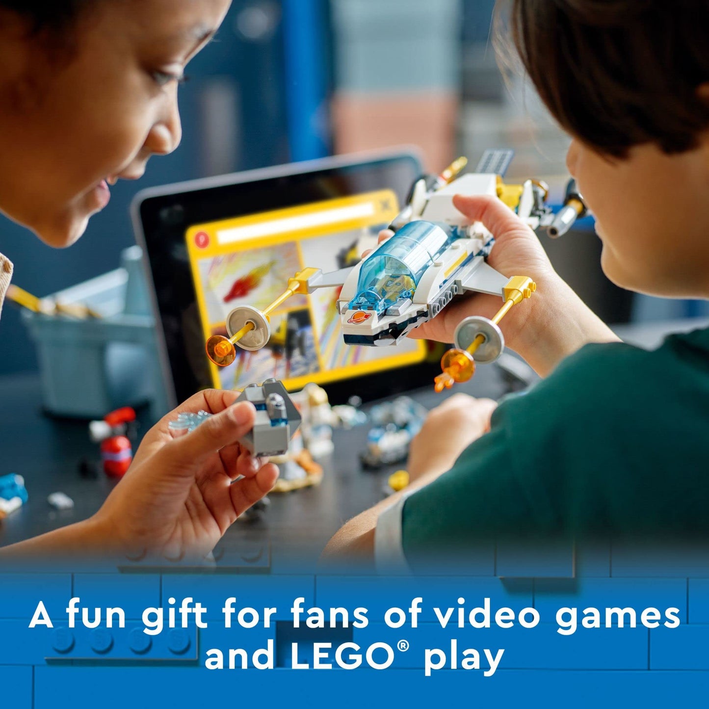 LEGO City Mars Spacecraft Exploration Missions 60354 – Interactive Digital Building Toy for Kids 6+
