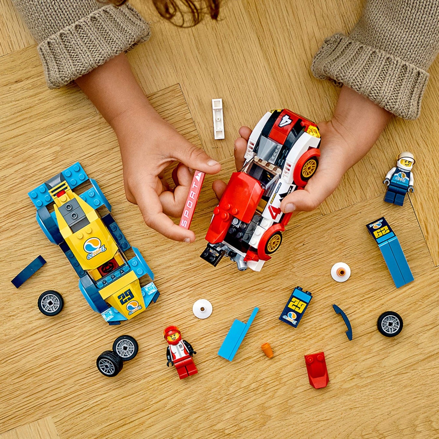 LEGO City Racing Cars 60256 – Buildable Race Cars for Kids Aged 5+