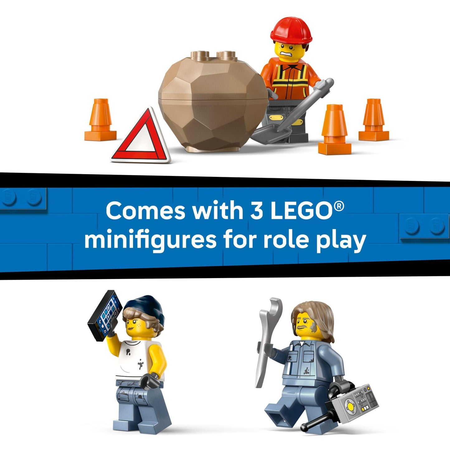 LEGO City Heavy-Duty Recovery Tow Truck with Crane 60467 – Build & Rescue Set