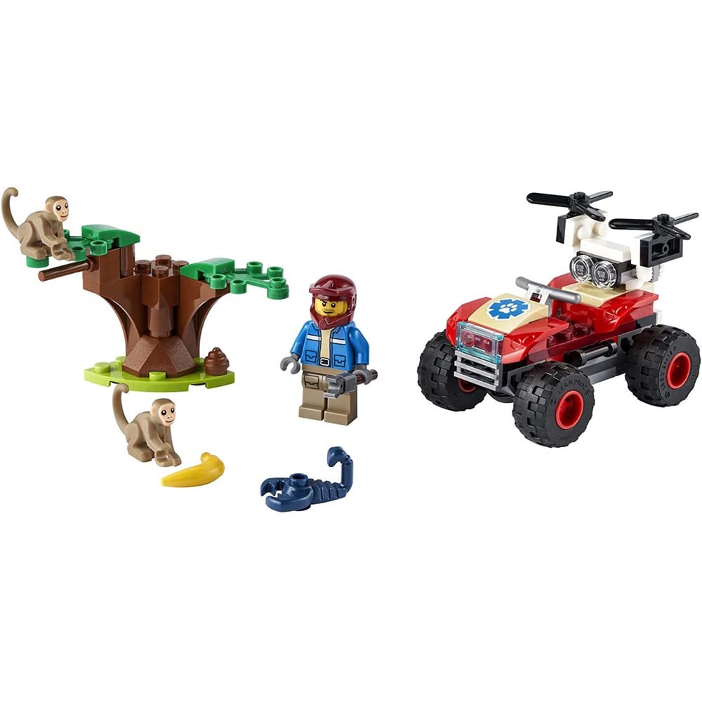 LEGO City Wildlife Rescue ATV 60300 Building Kit – 74 Pieces | Wildlife Rescue Playset for Kids (2021)