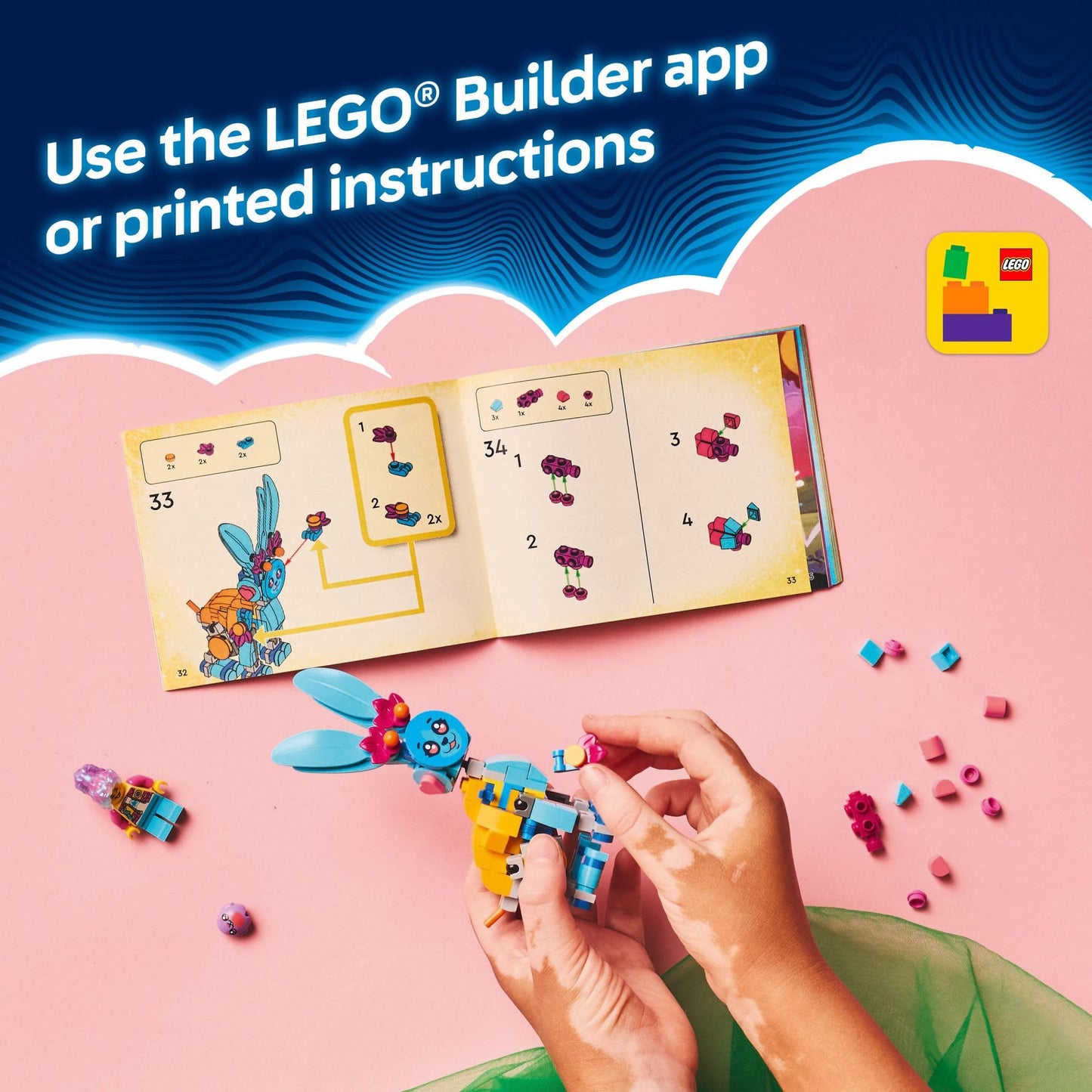 LEGO DREAMZzz Bunchu’s Creative Animal Adventures – 71488 | 20 Builds, Izzie Minifigure