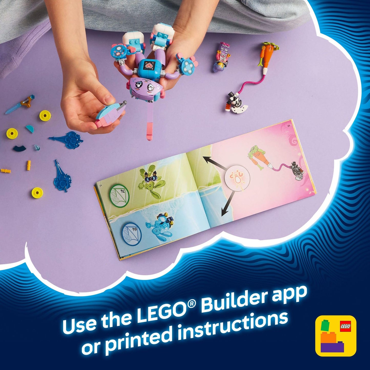 LEGO DREAMZzz Izzie & Bunchurro Gaming Bunny - 71490 | Fantasy Adventure Building Set for 7+