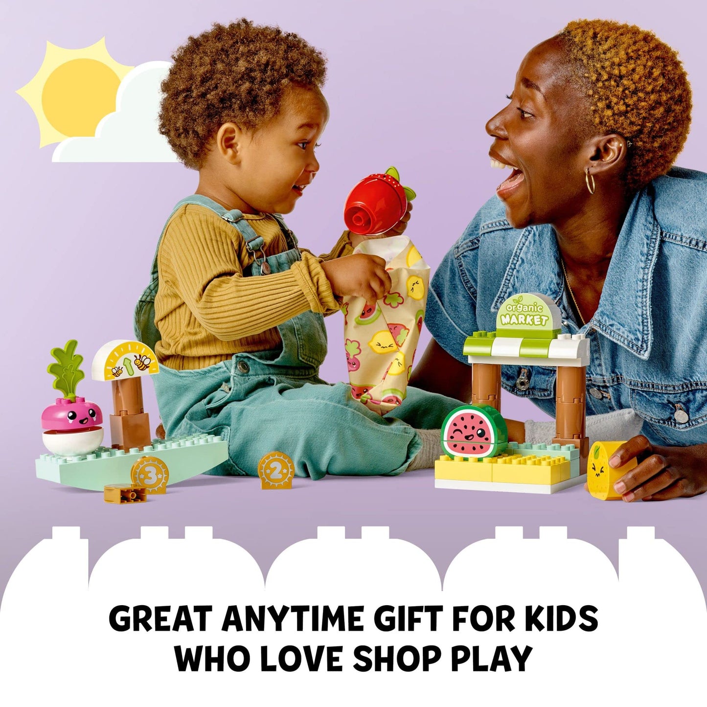 LEGO DUPLO My First Organic Market 10983 – Fruit & Veg Toy for Toddlers