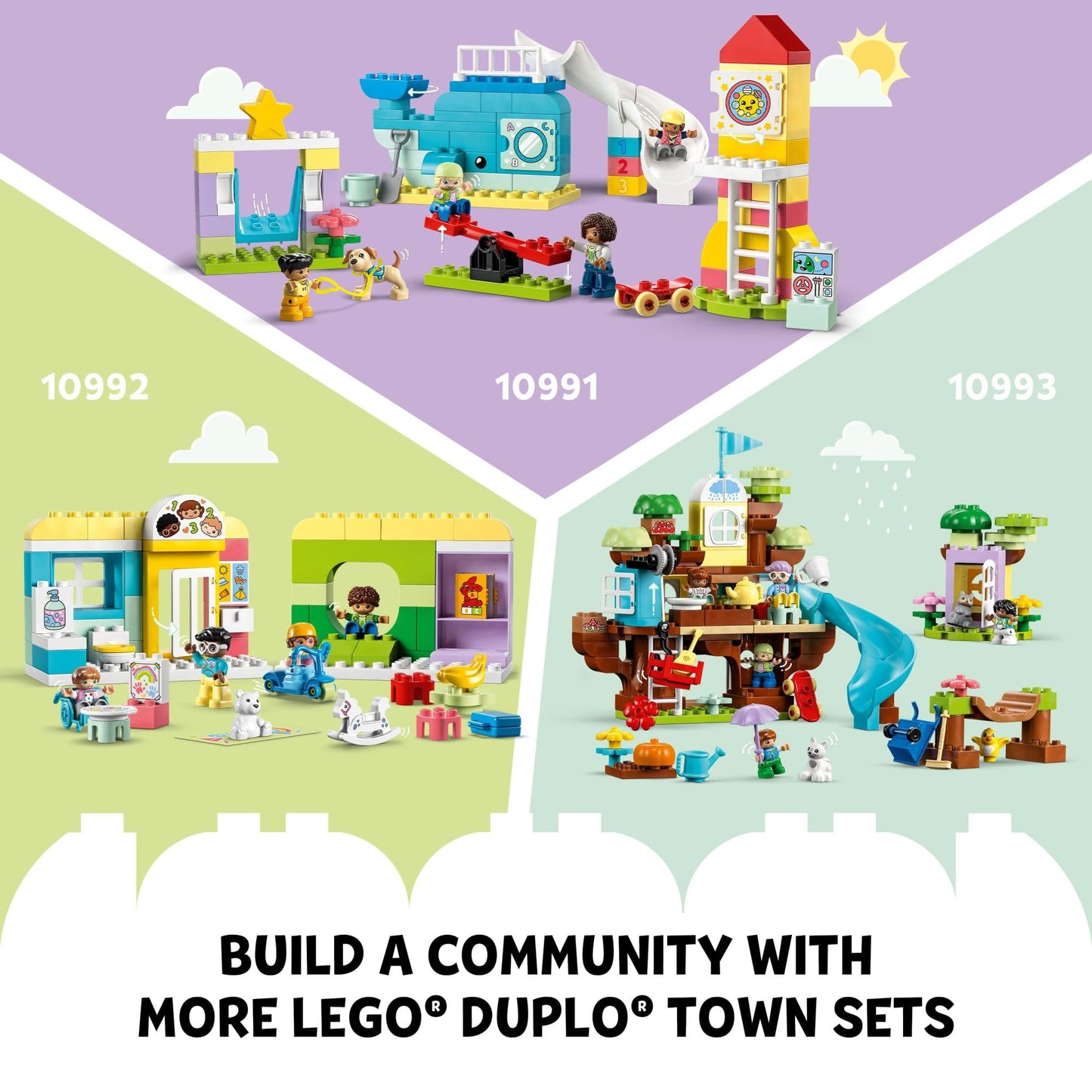 LEGO DUPLO Town 3-in-1 Family House 10994 – Educational STEM Toy for Toddlers 3+
