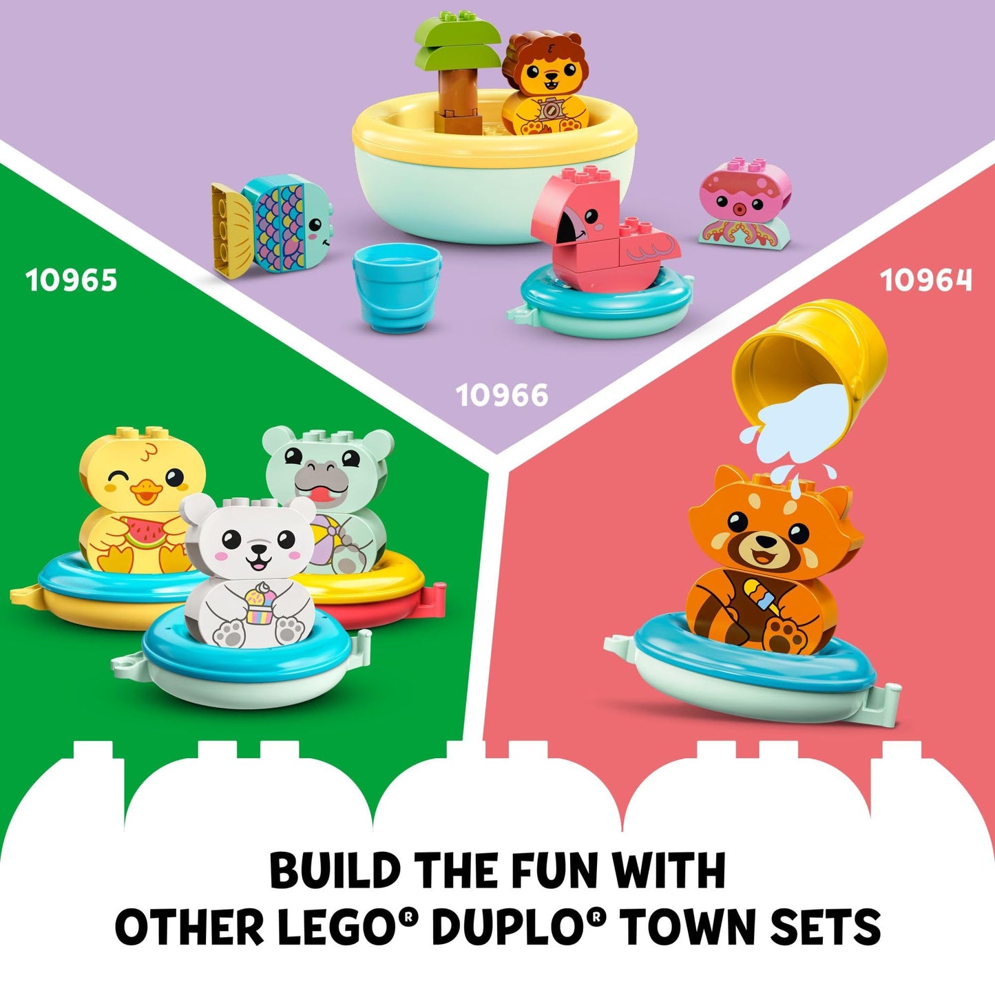 LEGO DUPLO Town Water Park 10989 – Bath Toy for Toddlers 2+