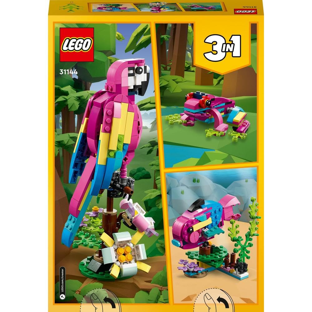 LEGO Creator 31144 Exotic Pink Parrot — 3in1 Animal Playset